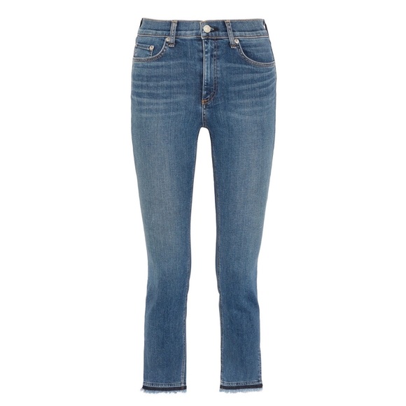 rag & bone Denim - Rag & Bone Hana Cropped Jean in Croyden - Size 25